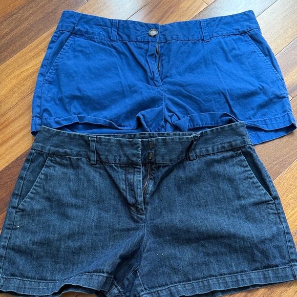 LOFT Pants - Two Pairs of Women's Shorts in Blue and Jean Shorts. Loft Size 8